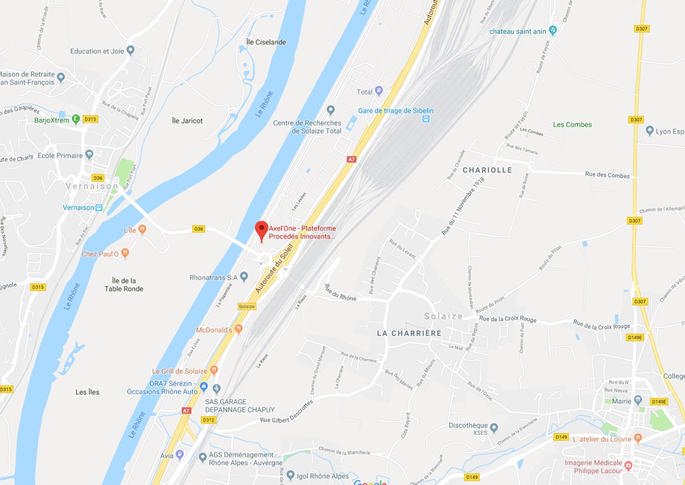 axelone-ppi-google-map acces Axel'one PPI